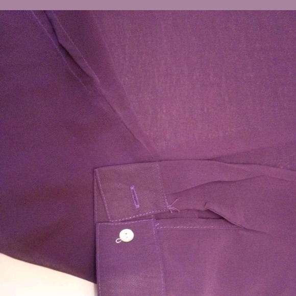 Vintage Embroidered Chiffon Silk long sleeve Tunic - Picture 6 of 6